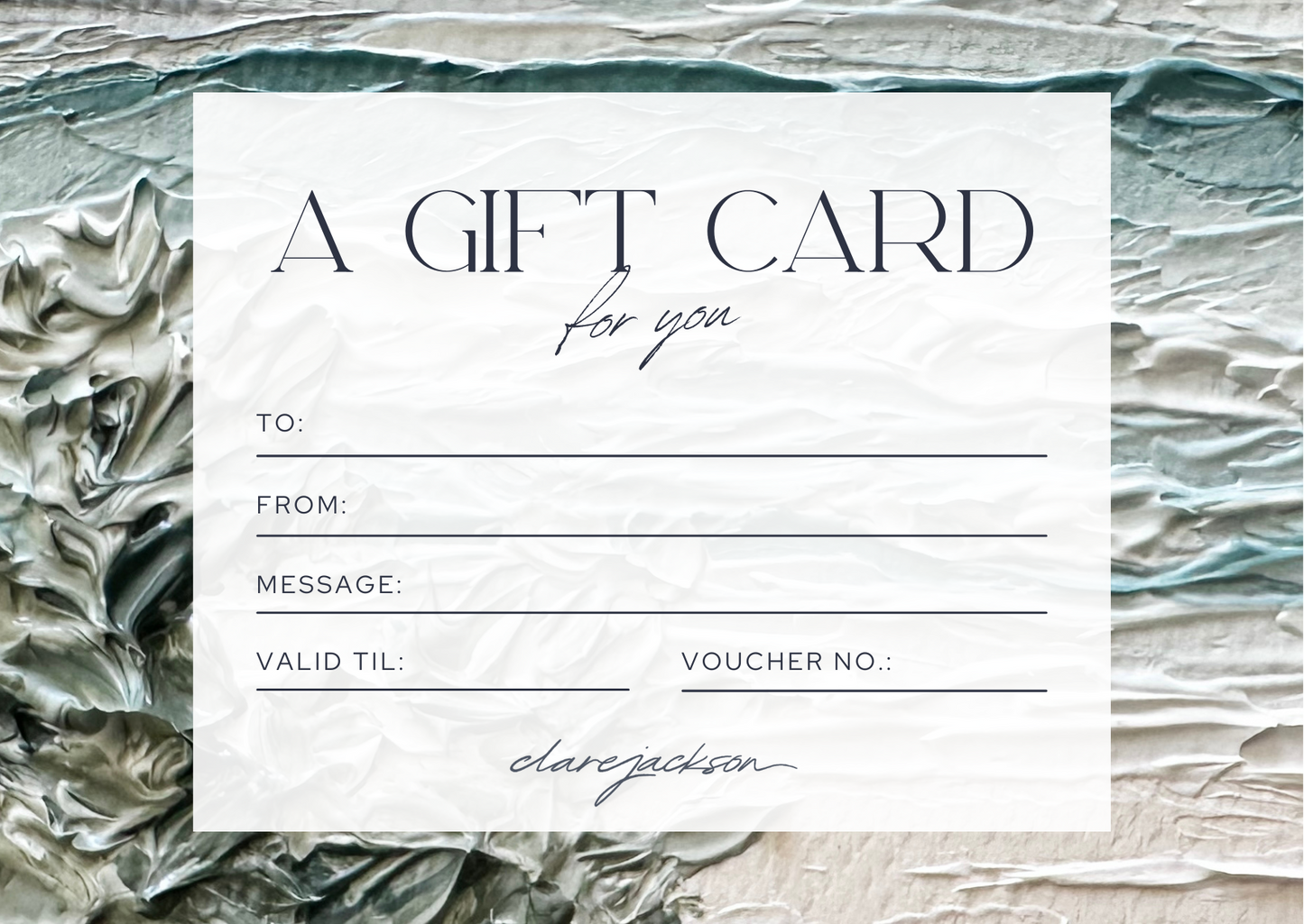 Digital Gift Card