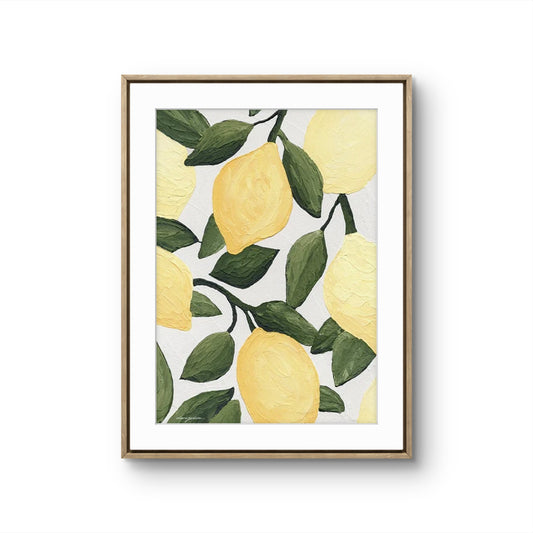 Fresh Lemons - Fine Art Print