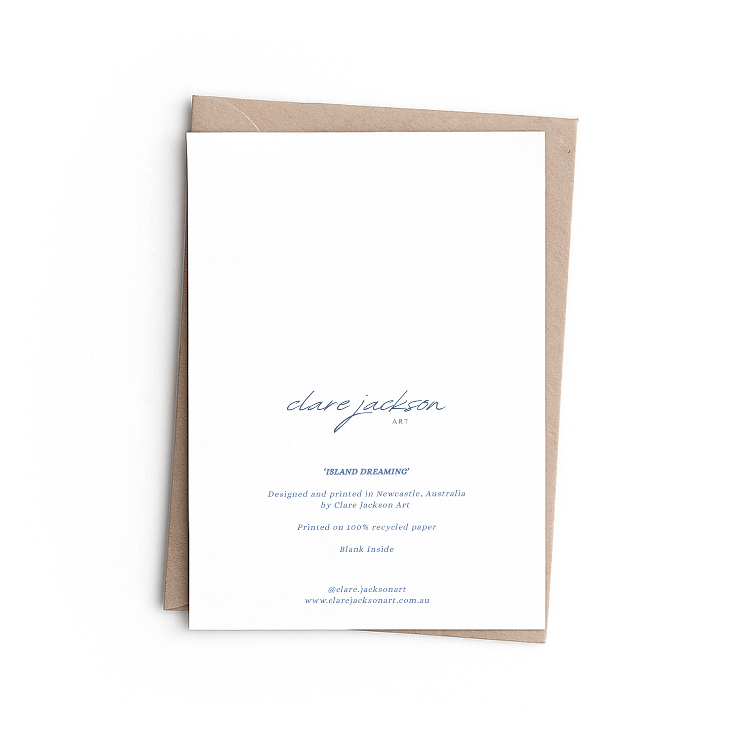 Greeting Card - Island Dreaming