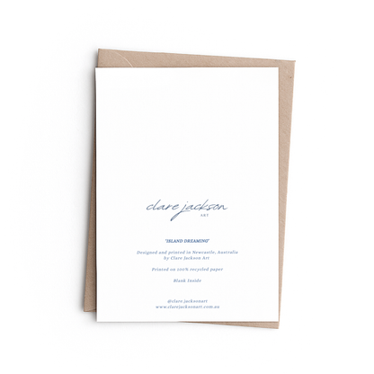 Greeting Card - Island Dreaming