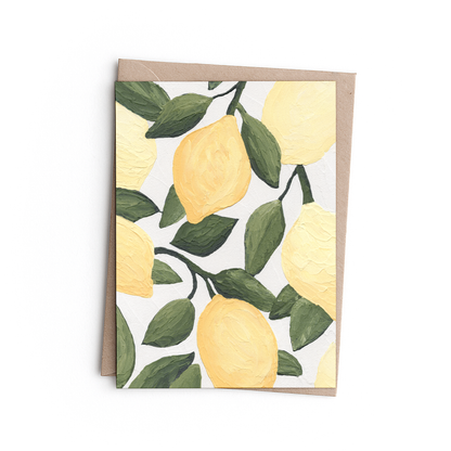 Greeting Card - Fresh Lemons