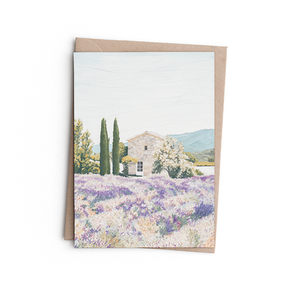Greeting Card - Lavender Light