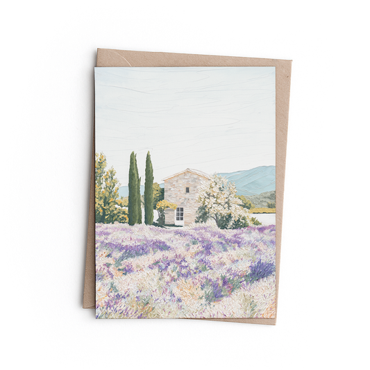 Greeting Card - Lavender Light