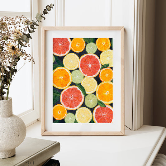 Citrus Splash - Fine Art Print