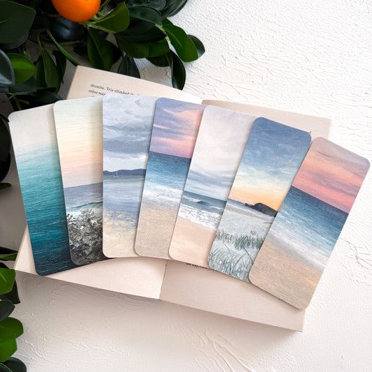 Coastal Bookmark Set