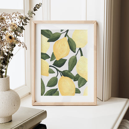 Fresh Lemons - Fine Art Print